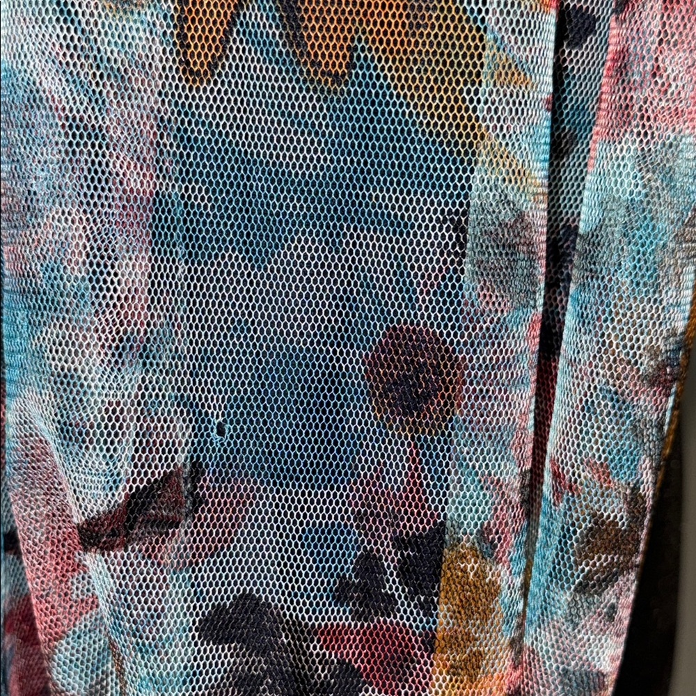 Floral Multicolor Infinity Scarf - Picture 3 of 4